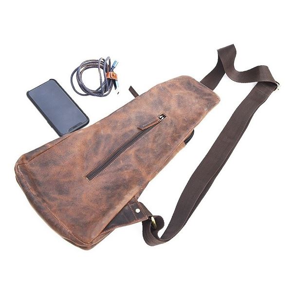 Kožený crossbag Federico "Spitfire"