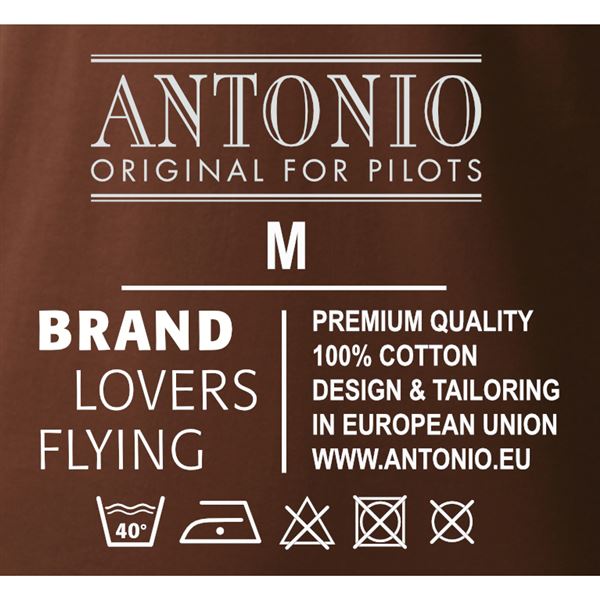 ANTONIO Tričko ANDULA hnědá, M
