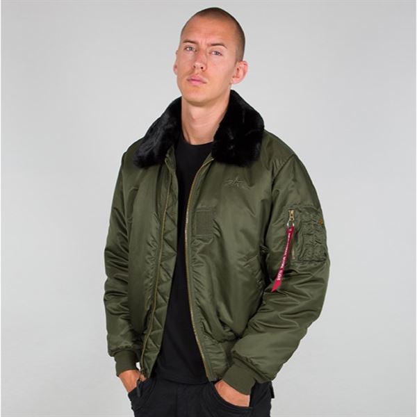 Alpha Industries Bunda, zelená L