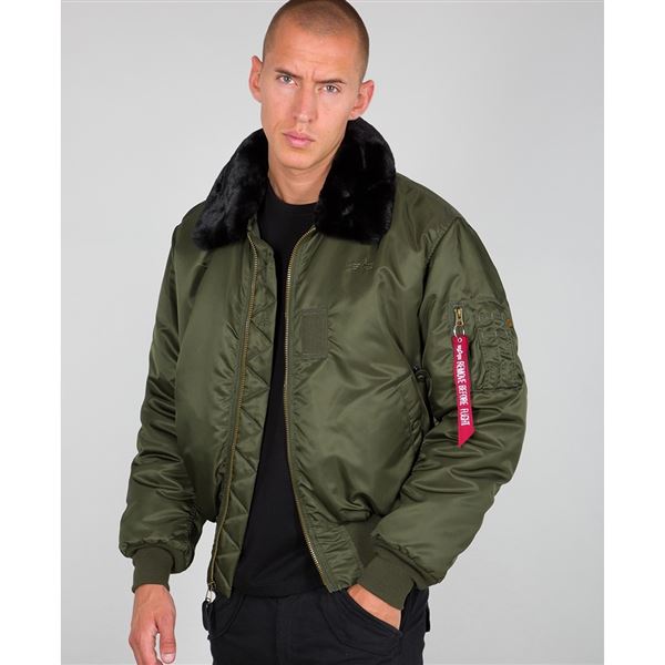Alpha Industries Bunda, zelená L