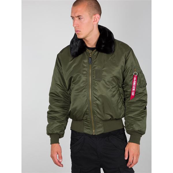 Alpha Industries Bunda, zelená L
