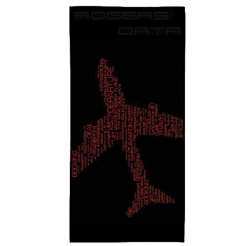 Plážová osuška "Letadlo"