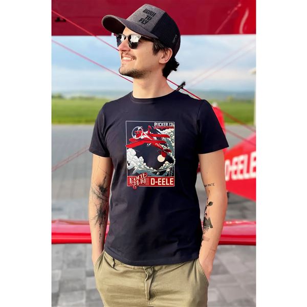 BORN TO FLY T-Shirt BÜCKER D-EELE, M