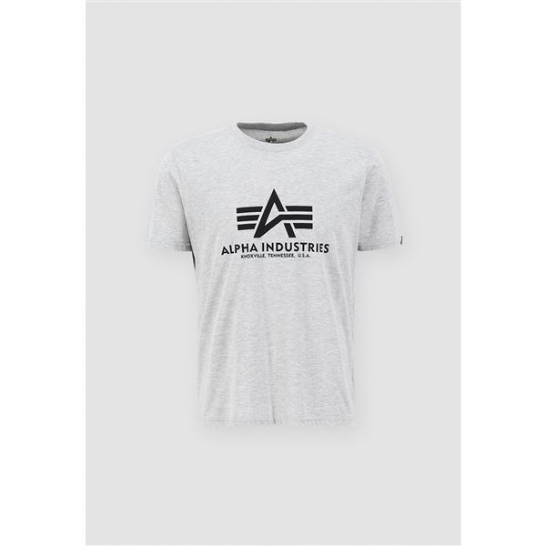 Alpha Industries Tričko Basic šedý melír, XL