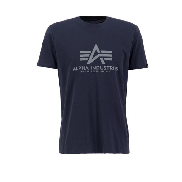 Alpha Industries Tričko Basic tm. modré, M