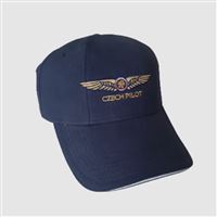 Czech Pilot kšiltovka, tmavě modrá