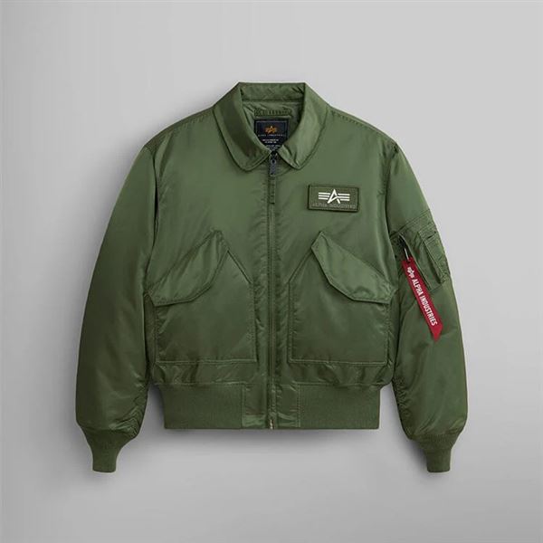 Alpha Industries Bunda CWU 45 zelená, L