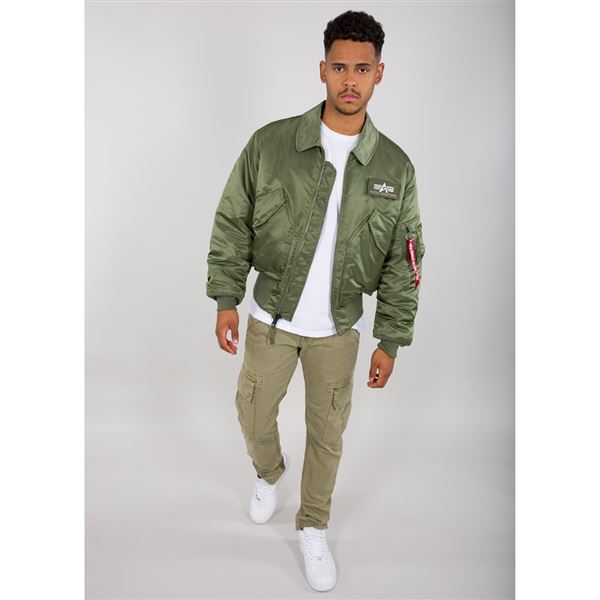 Alpha Industries Bunda CWU 45 zelená, L