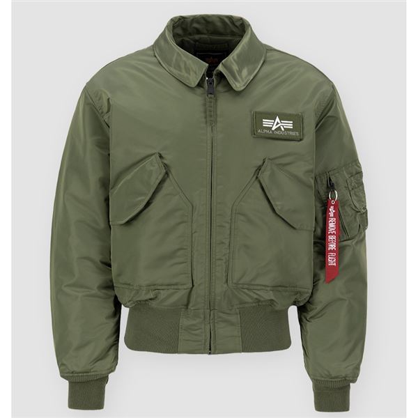 Alpha Industries Bunda CWU 45 zelená, L
