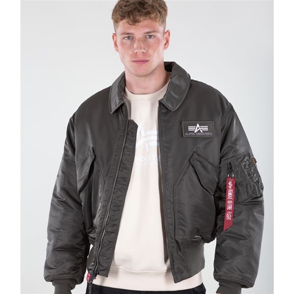 Alpha Industries Bunda CWU 45 šedá, L
