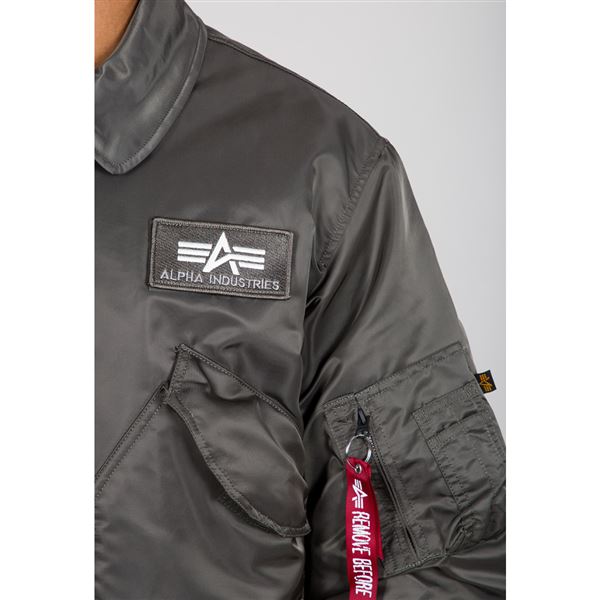 Alpha Industries Bunda CWU 45 šedá, L