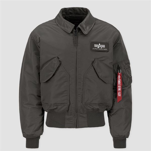 Alpha Industries Bunda CWU 45 šedá, L