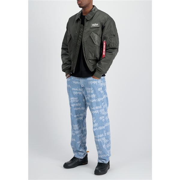 Alpha Industries Bunda CWU 45 šedá, L