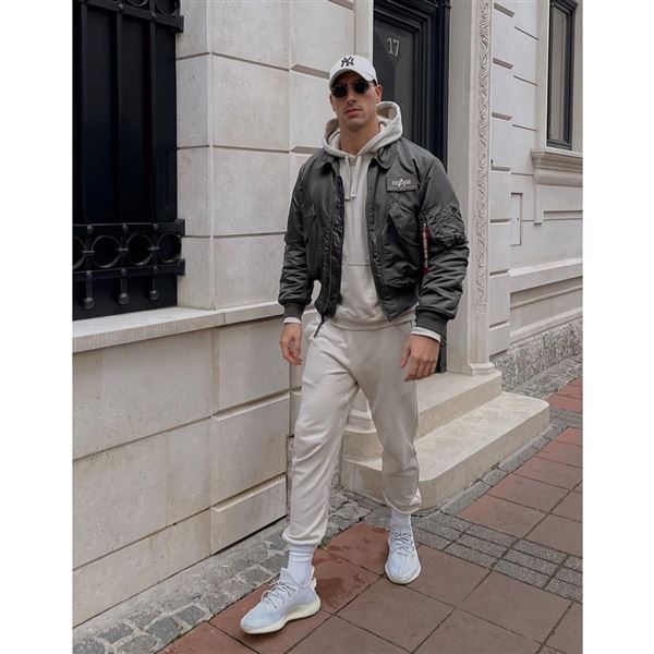 Alpha Industries Bunda CWU 45 šedá, L