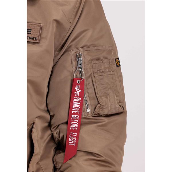 Alpha Industries Bunda CWU Jet Blast hnědá, L
