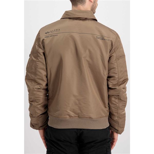 Alpha Industries Bunda CWU Jet Blast hnědá, L
