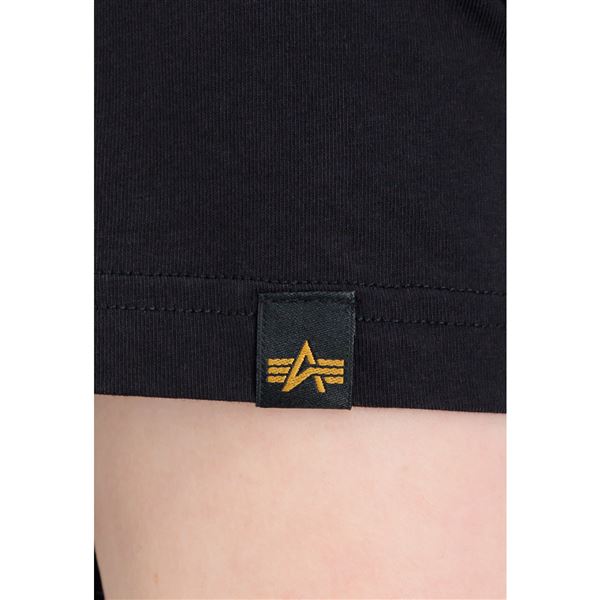 Alpha Industries Tričko dámské Crystal černé, L