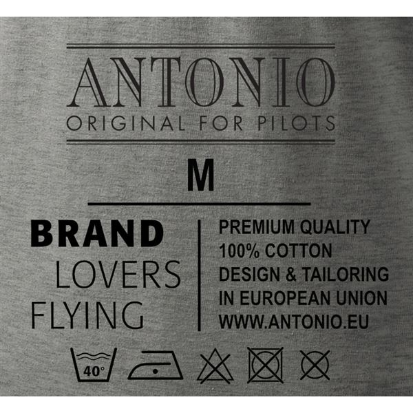 ANTONIO Tričko DISCUS-2, šedá, M