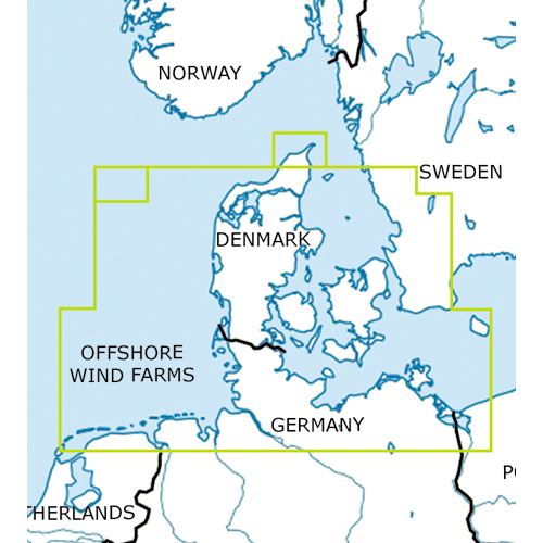 Dánsko VFR ICAO mapa 2024