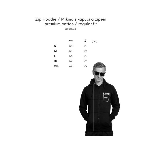 EEROPLANE Mikina Spitfire černá, M