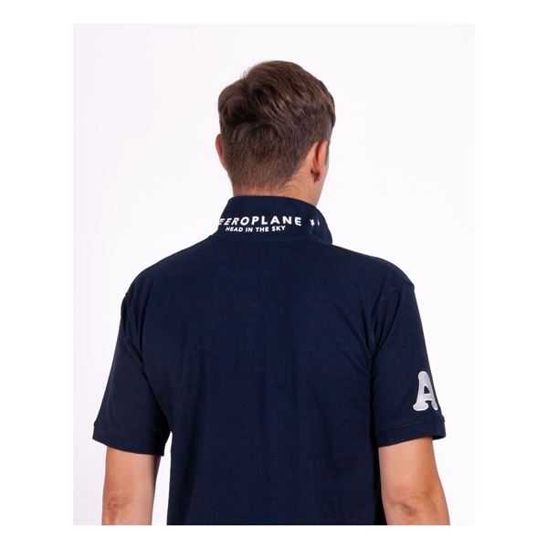 EEROPLANE Polo tričko Boeing 737-800 navy, M
