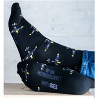 EEROPLANE Ponožky Messerschmitt černé, 36/41