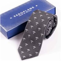 EEROPLANE Kravata Spitfire, šedá