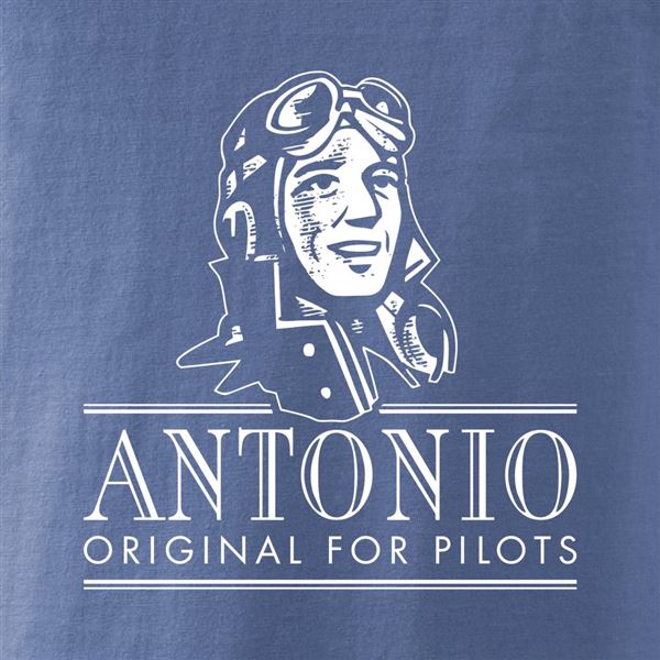 ANTONIO Tričko se stíhačkou F-22 RAPTOR, modrá, XL
