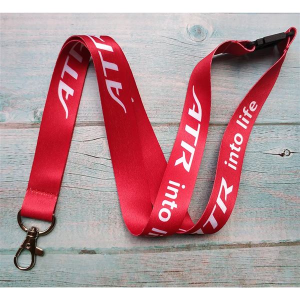 Šňůrka na krk "ATR into life" červená