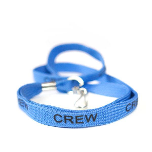 Šňůrka na krk CREW modrá/černá