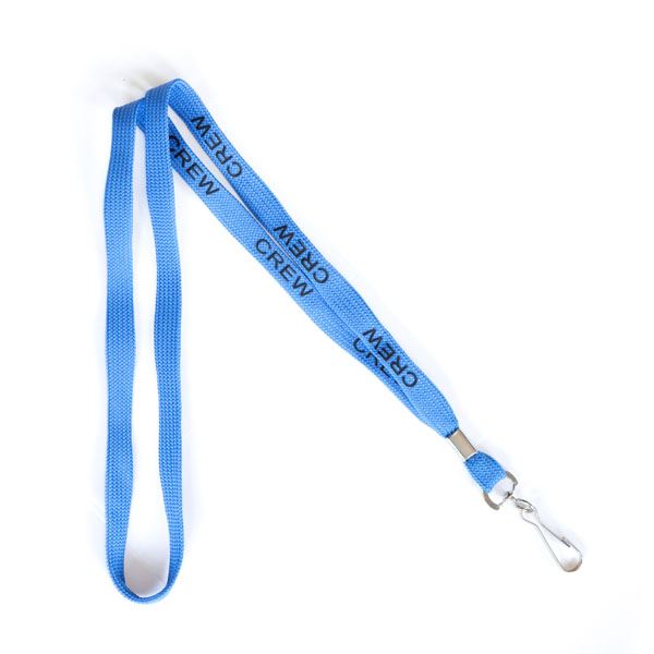 Šňůrka na krk CREW modrá/černá