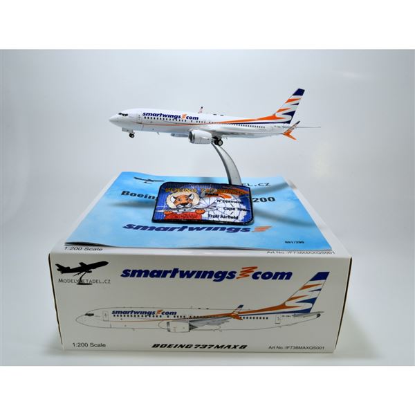 Model B737 MAX8 Smartwings Antarctica 1:200