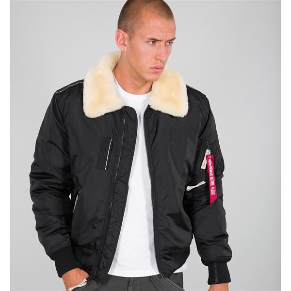 Alpha Industries Jacket Injector III, black/beige L