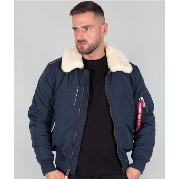 Alpha Industries Bunda Injector III, modrá XXL