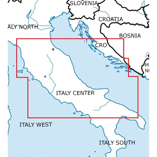 Italy Center VFR Chart 2023