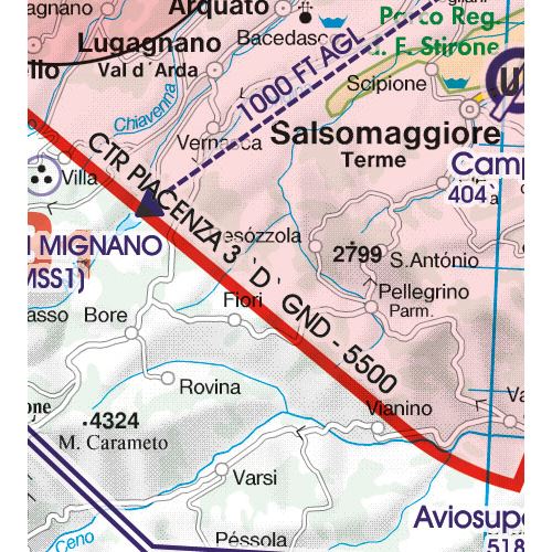 Italy North VFR Chart 2023