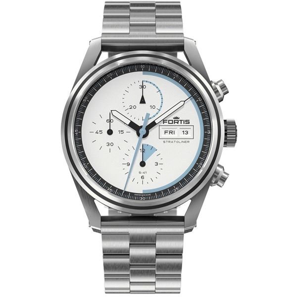 Hodinky FORTIS - Cosmonautis Stratoliner S-41 White Dust