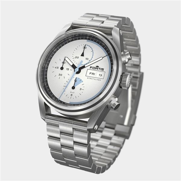 Hodinky FORTIS - Cosmonautis Stratoliner S-41 White Dust