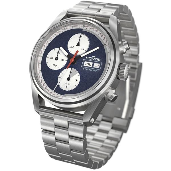 FORTIS Watch - Cosmonautis Stratoliner S-41 Blue Japan