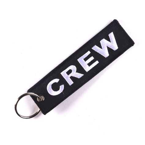 Klíčenka CREW černá