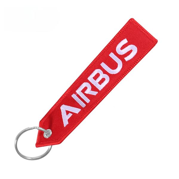Key Ring AIRBUS A320 red