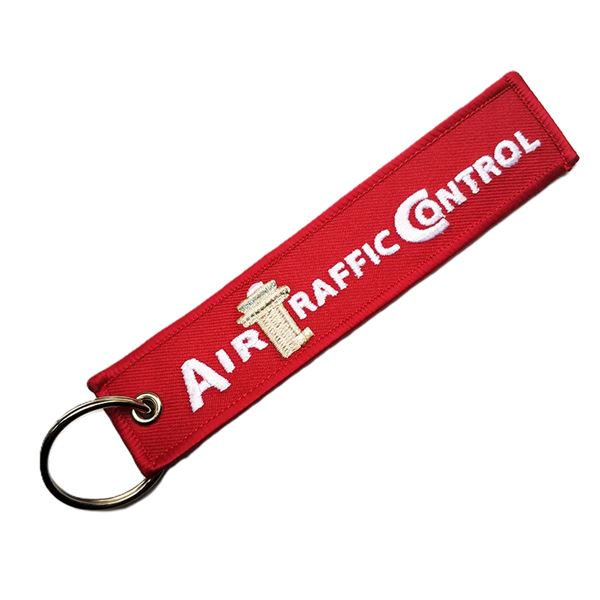 Key Ring “AIR TRAFFIC CONTROL” red