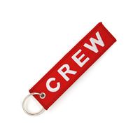 Klíčenka CREW červená