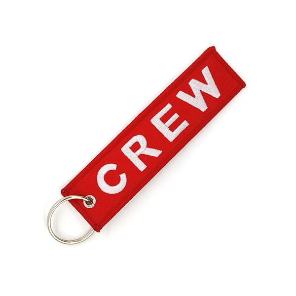 Klíčenka CREW červená