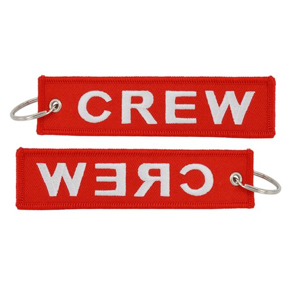 Klíčenka CREW červená