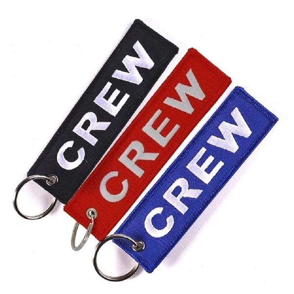 Klíčenka CREW červená