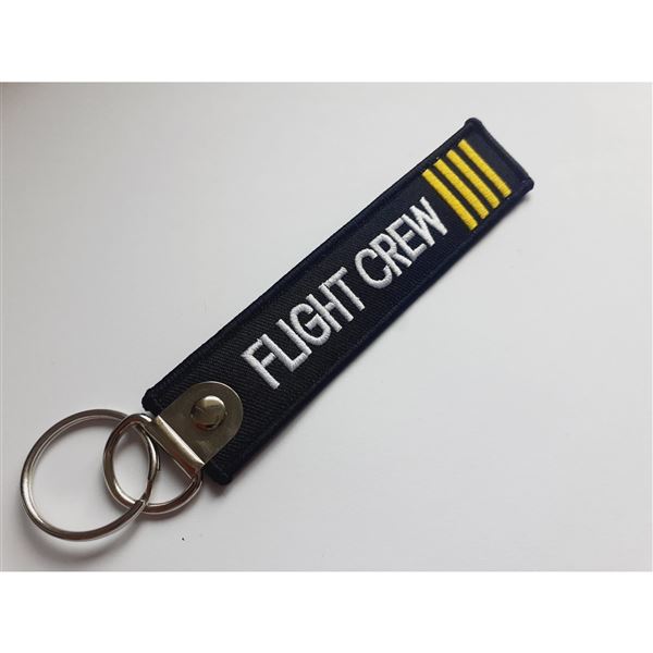 Klíčenka FLIGHT CREW se 4 pruhy
