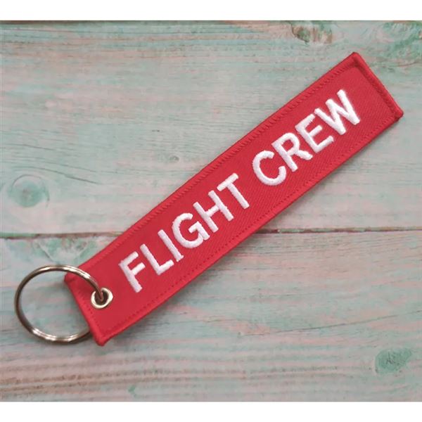 Klíčenka FLIGHT CREW červená