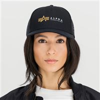 Alpha Industries Kšiltovka Label černá