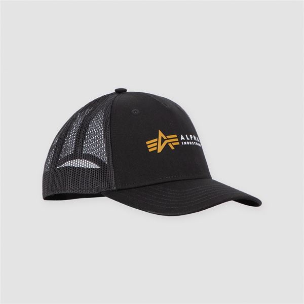 Alpha Industries Kšiltovka Label černá